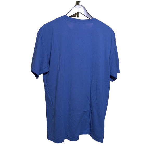 VTG Gildan 90s Minnesota Blue Brick Hockey T-Shirt Men’s L 50/50 Crew Neck OS - Picture 3 of 8